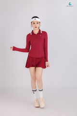 Chân Váy Xếp Ly 2 Tà Thể Thao Nữ Olona Sports V27