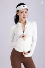 Áo khoác ôm thể thao pickleball tennis gym yoga chất liệu cao cấp H15