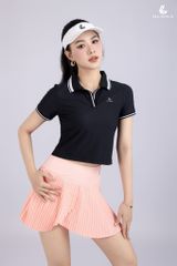 Áo Polo Croptop Thể Thao Nữ Olona Sports Form Ôm Tôn Dáng Tập Pickleball Tennis Golf H18