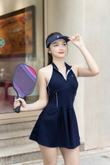 Đầm Cổ Yếm Thể Thao Nữ Olona SB16 – Mút Liền Nâng Đỡ, Tôn Dáng, Co Giãn Thoải Mái