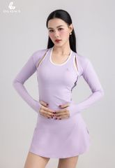 Áo Khoác Croptop Tay Dài Thể Thao Nữ Chất Thun H14