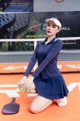 Áo Tay Dài Thể Thao Nữ Cổ Polo Viền Olona Sports H23