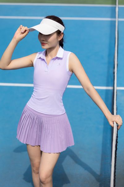 Áo cổ trụ thể thao nữ Olona C13 gym, yoga, pickleball