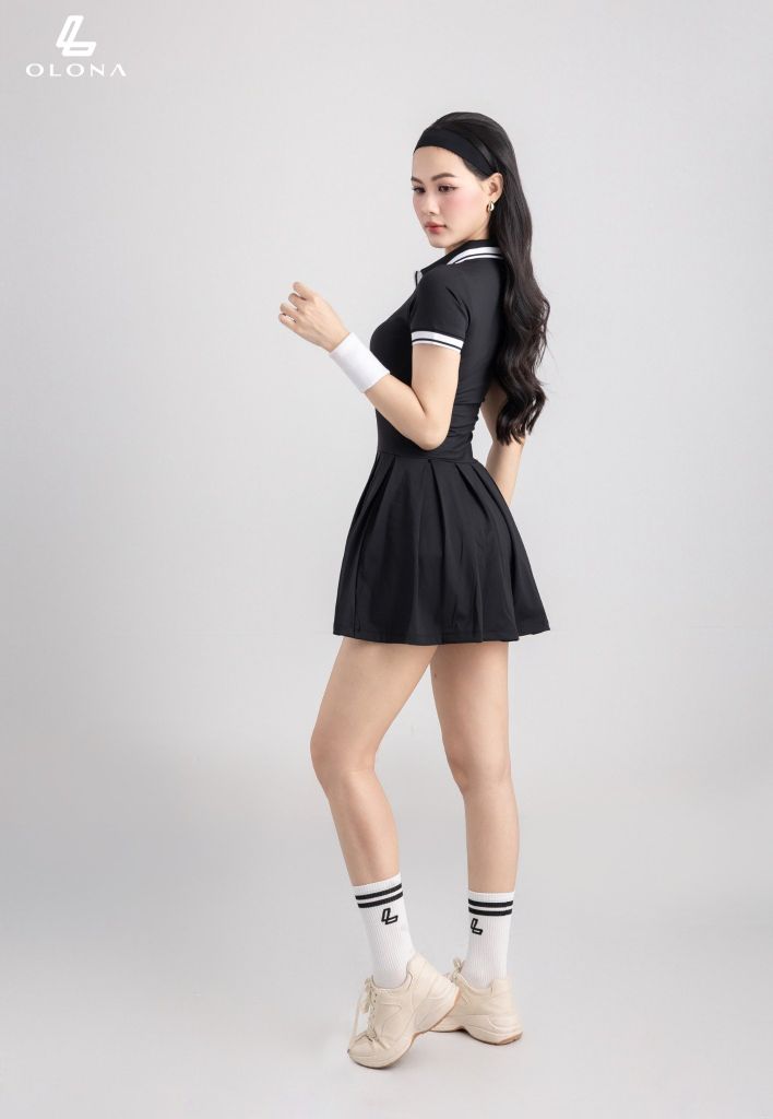 Set Váy Thể Thao Nữ Cổ Trụ SB11