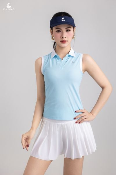 Áo cổ trụ thể thao nữ pickleball C13