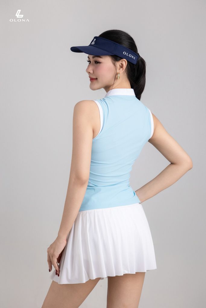 Áo cổ trụ thể thao nữ pickleball C13