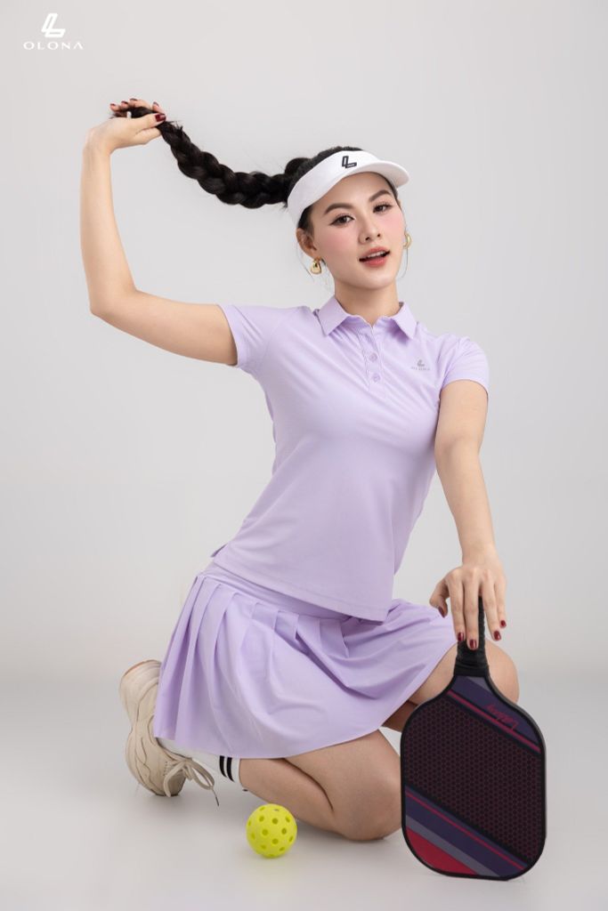 Áo Polo Pickleball Tennis Golf Thể Thao Nữ H8