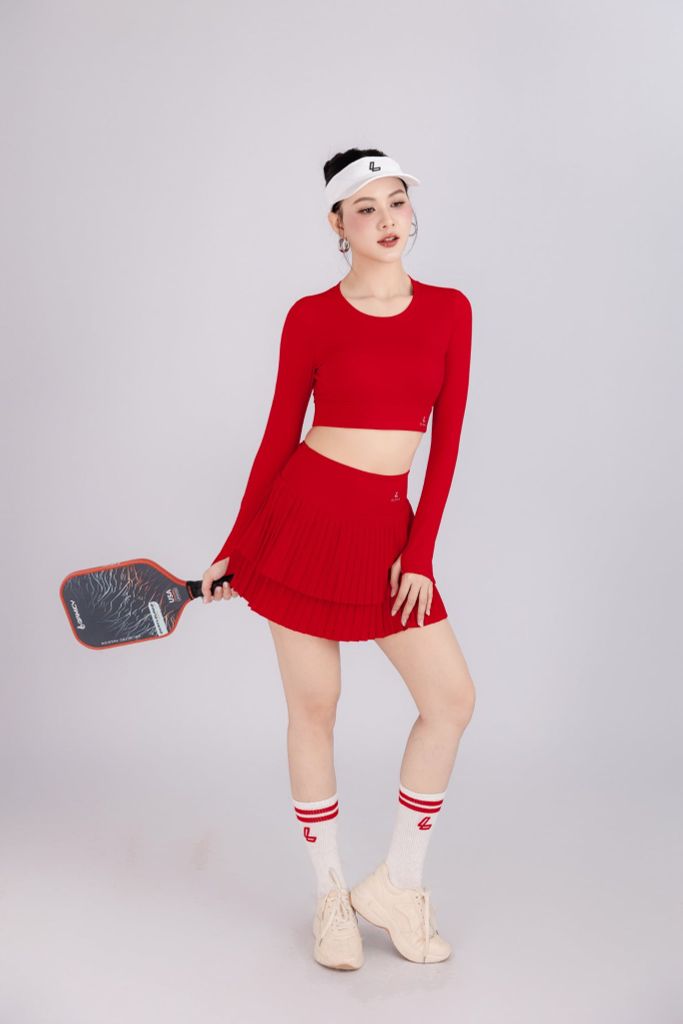 Váy Tennis Xếp Ly Hai Tầng Thể Thao Nữ Olona Sports V28