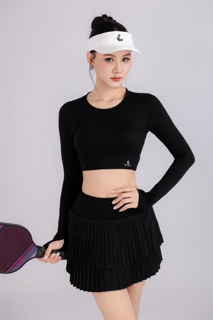 Váy Tennis Xếp Ly Hai Tầng Thể Thao Nữ Olona Sports V28