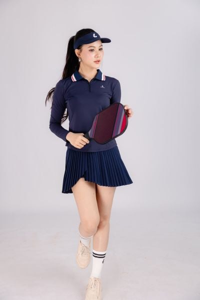 Chân Váy Xếp Ly 2 Tà Thể Thao Nữ Olona Sports V27