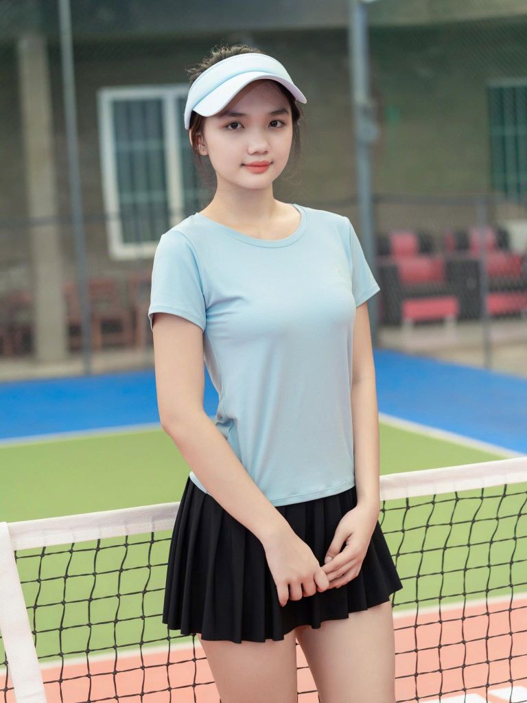 Áo Thể Thao Nữ Tay Ngắn Olona Sports Chất Mềm Co Giãn Mặc Tập Gym Chạy Bộ Tennis H10