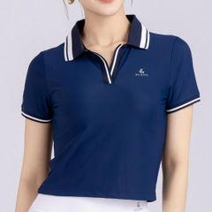 Áo Polo Croptop Thể Thao Nữ Olona Sports Form Ôm Tôn Dáng Tập Pickleball Tennis Golf H18