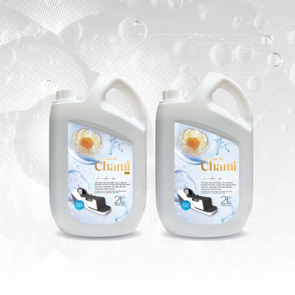  Nước gội Hoa Trà Chami 2in1 |  Chami Camellia 2in1 Shampoo 