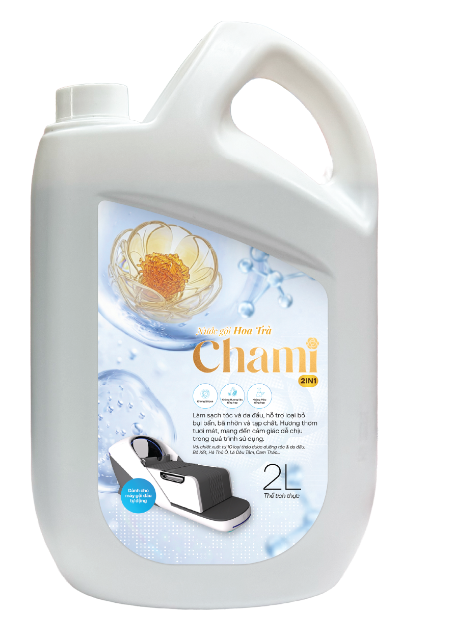  Nước gội Hoa Trà Chami 2in1 |  Chami Camellia 2in1 Shampoo 