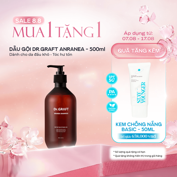  DẦU GỘI PHỤC HỒI HƯ TỔN | Dr.GRAFT ARANEA SHAMPOO (500ml) 