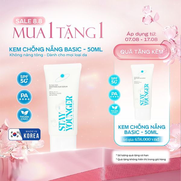  Kem Chống Nắng Stay Younger Basic 