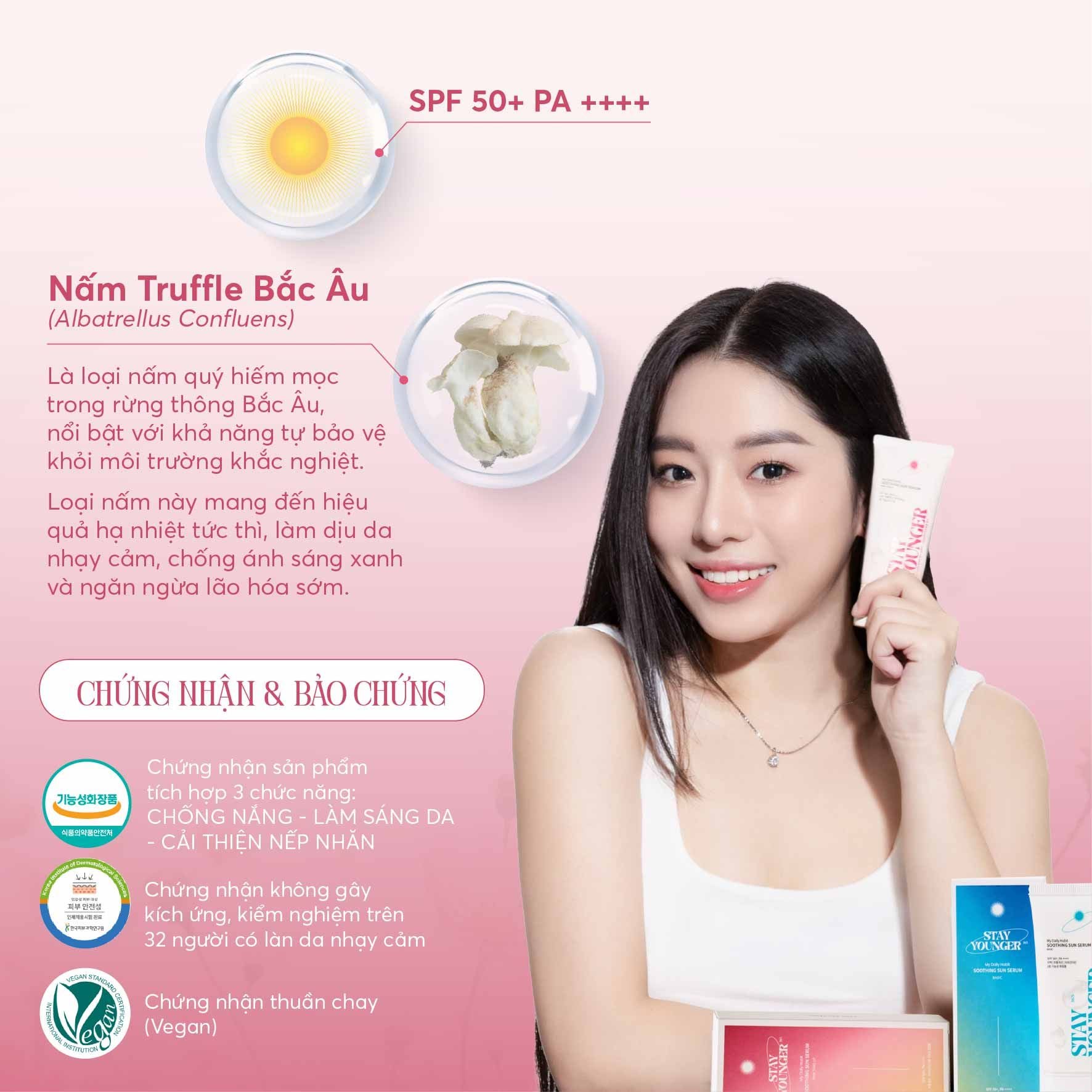  Kem chống nắng Stay Younger Pink Tone Up 