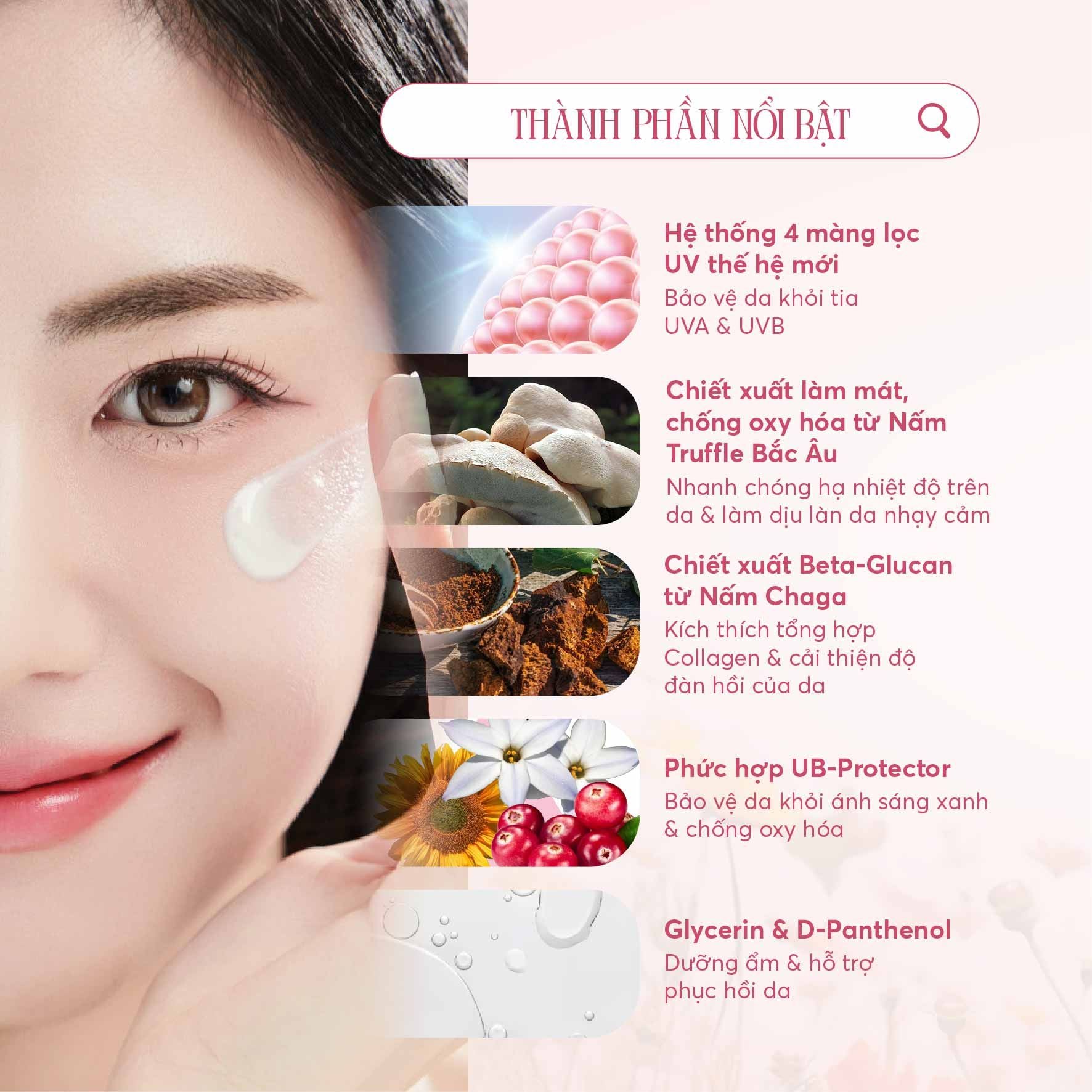  Kem chống nắng Stay Younger Pink Tone Up 