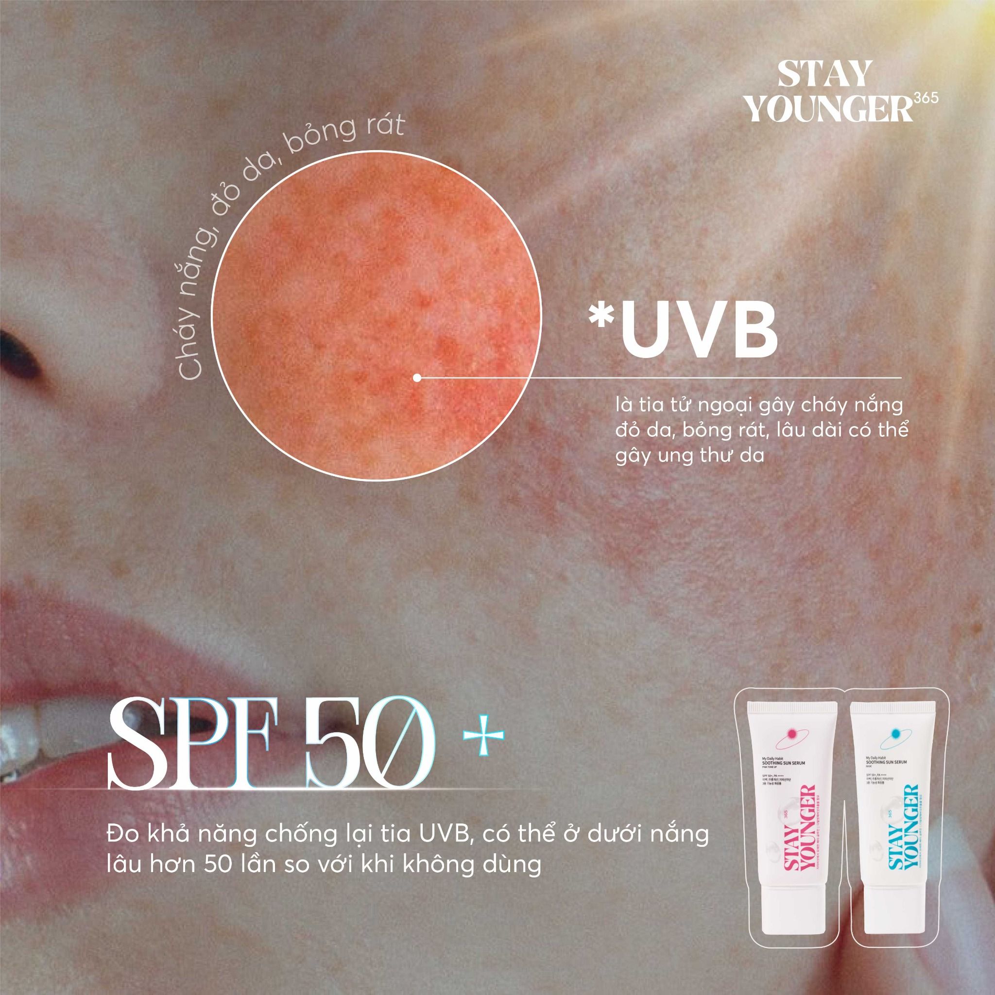  Kem chống nắng Stay Younger Pink Tone Up 