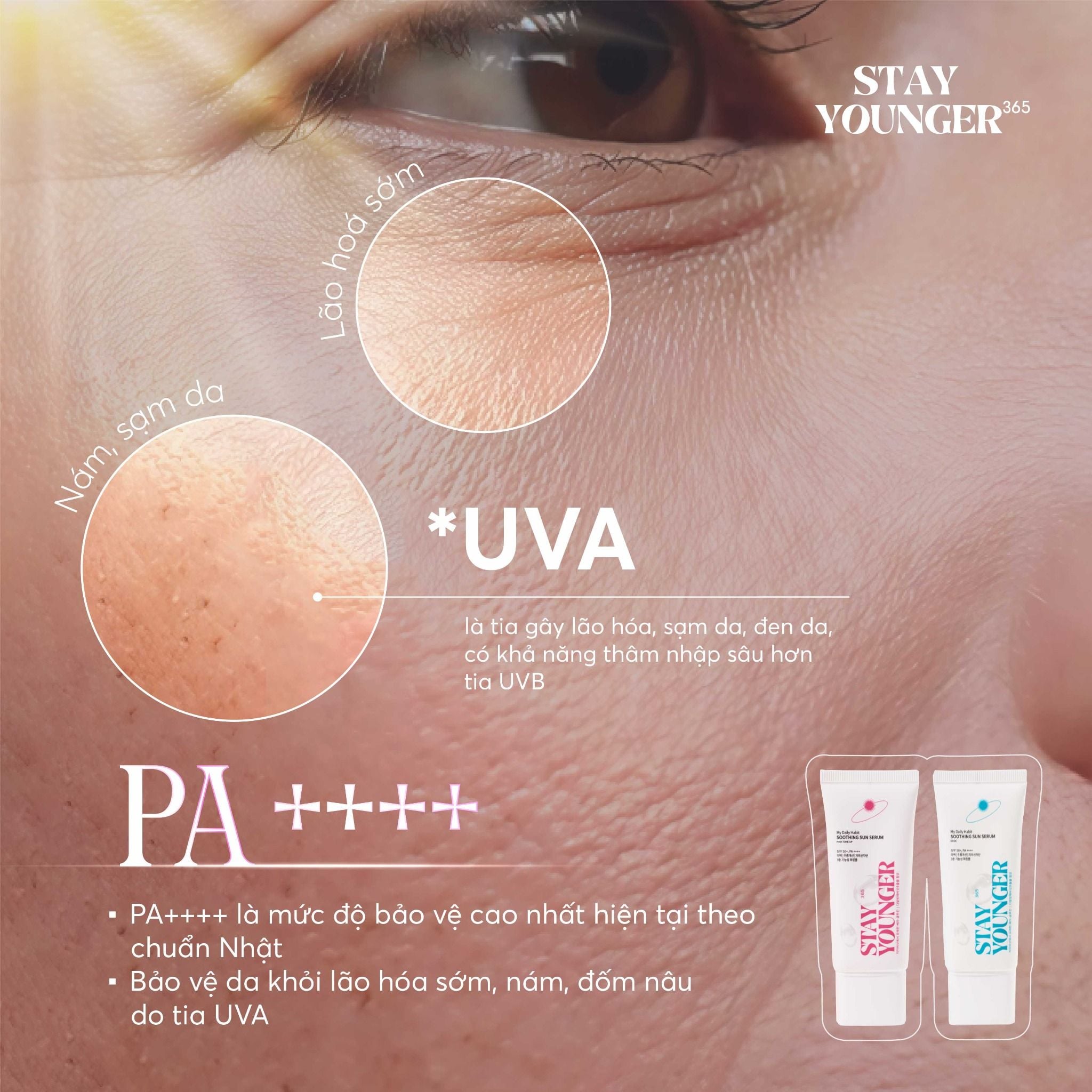  Kem chống nắng Stay Younger Pink Tone Up 