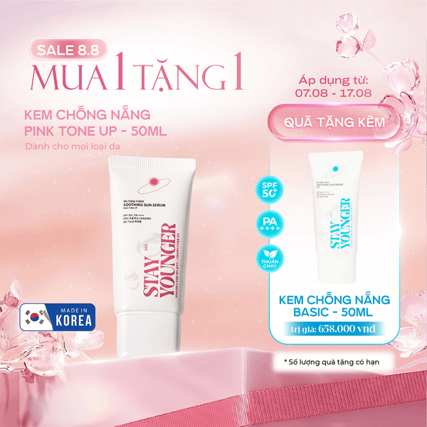  Kem chống nắng Stay Younger Pink Tone Up 