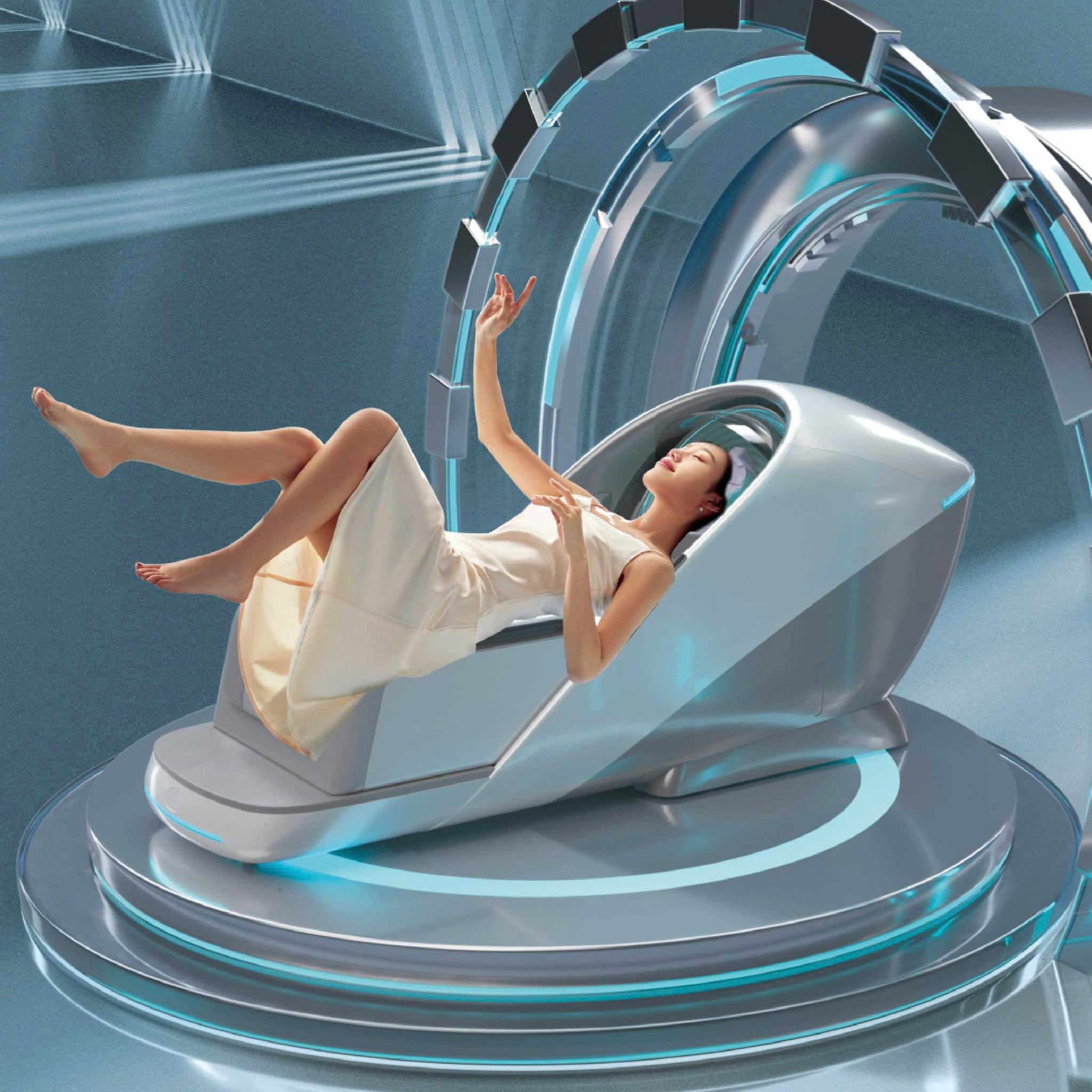  Máy gội đầu tự động AI |Smart AI  Hair Washing Machine 