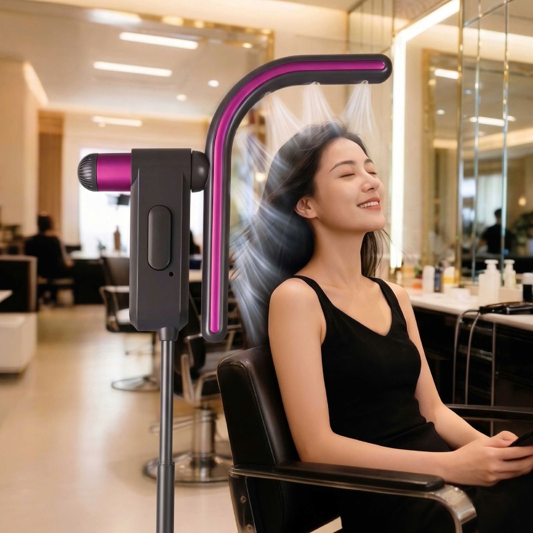  Máy sấy tóc tự động dạng đứng tạo ion âm 2000W | Vertical Hair Dryer 2000W 