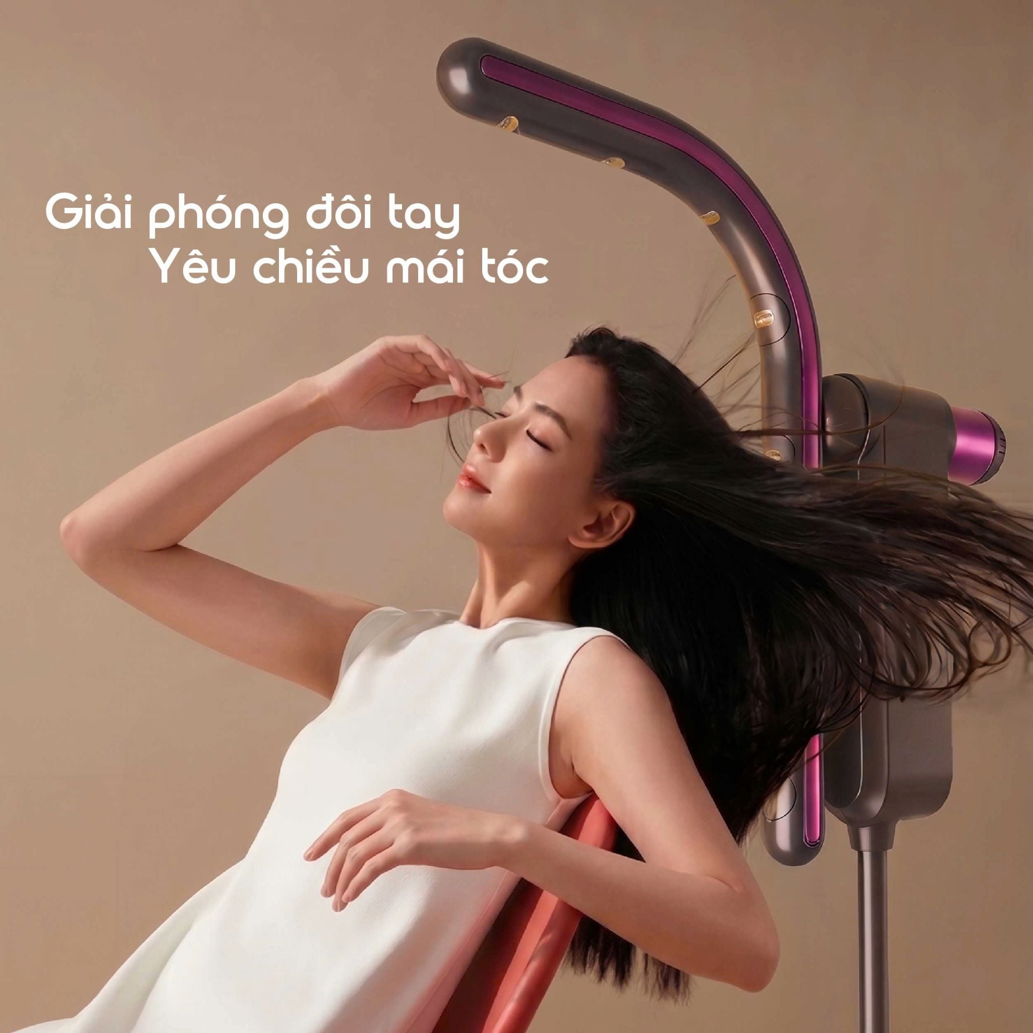  Máy sấy tóc tự động dạng đứng tạo ion âm 2000W | Vertical Hair Dryer 2000W 