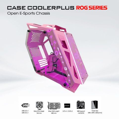  Case E-Sports Coolerplus ROG ES1B/ ES1W/ ES1P 