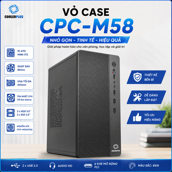  Vỏ Case CPC-M58 