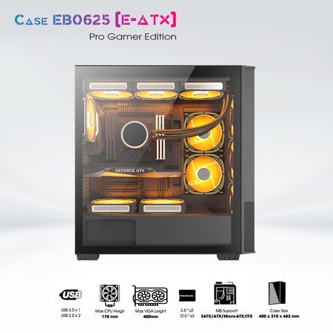  Case EB0625 (EATX) 