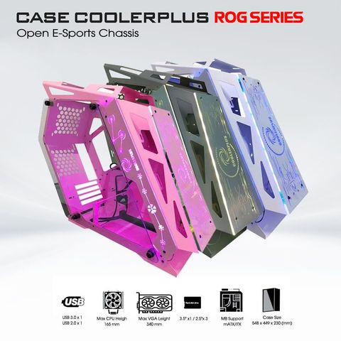  Case E-Sports Coolerplus ROG ES1B/ ES1W/ ES1P 