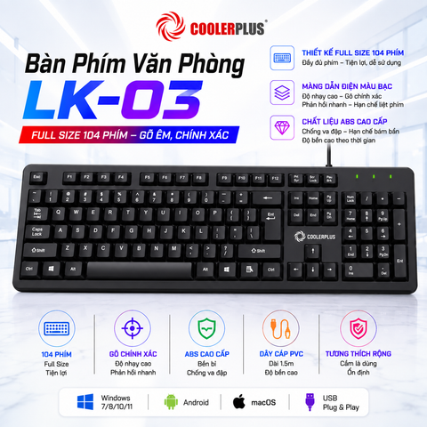  Bàn Phím Văn Phòng LK-03 