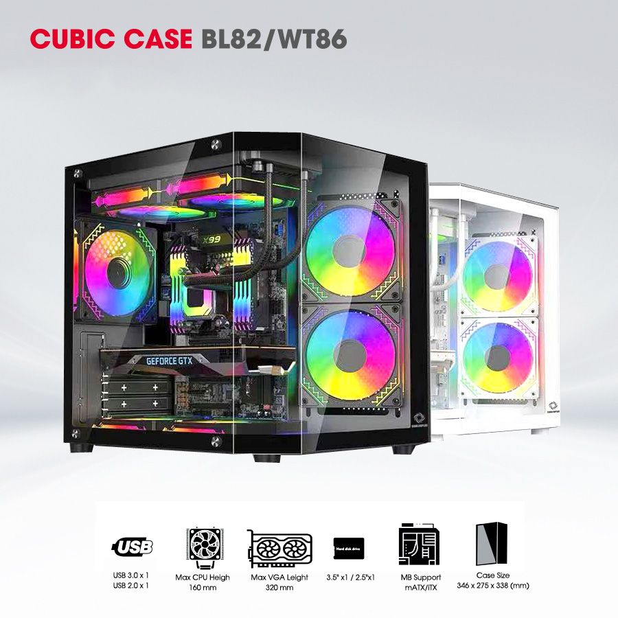 Vỏ Case CUBIC BL82/WT86