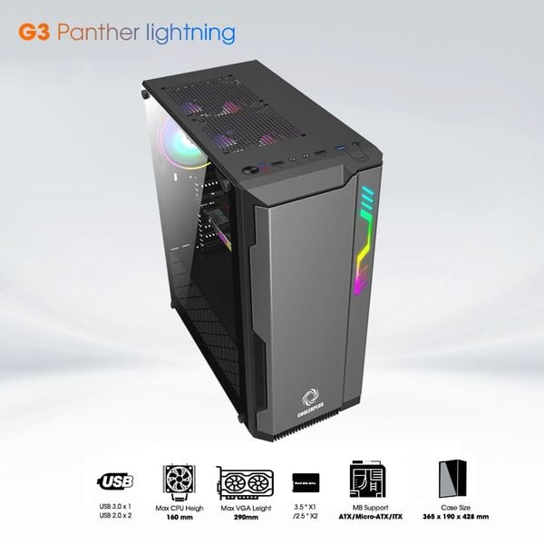  Case G3 Panther lightning 