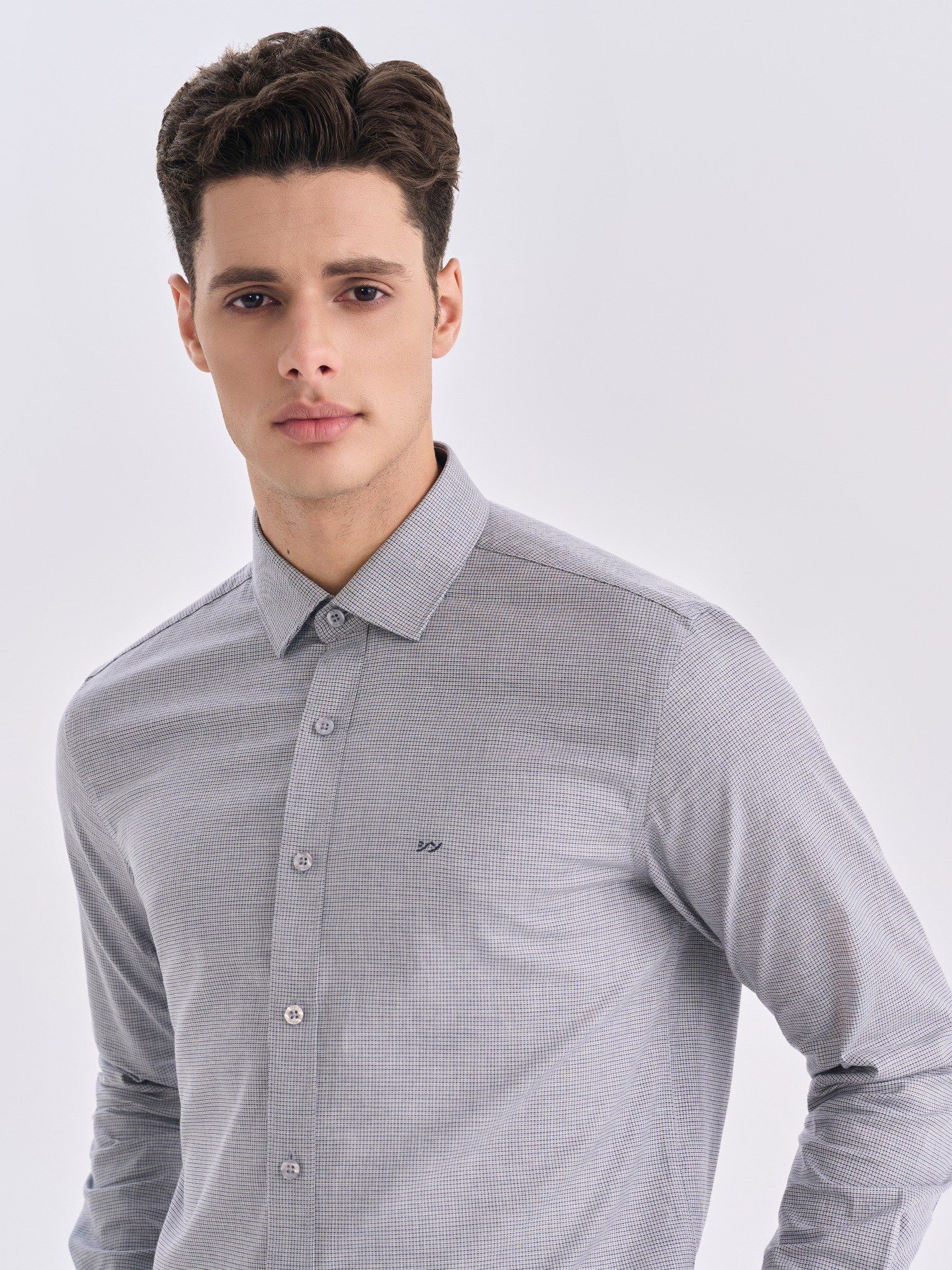  Sơ mi dài tay ML072-GY 