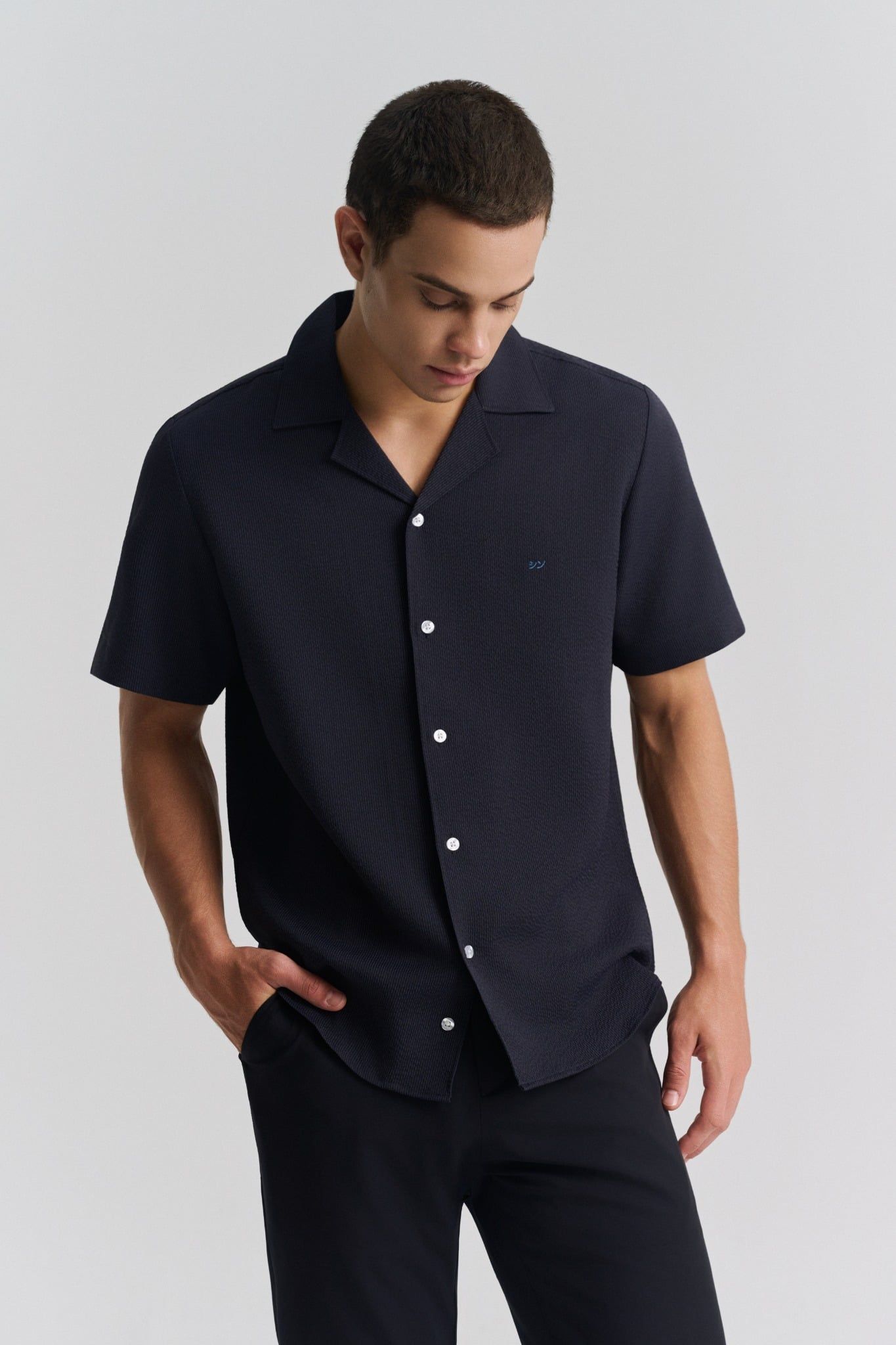  Sơ mi ngắn tay MR054-NV 