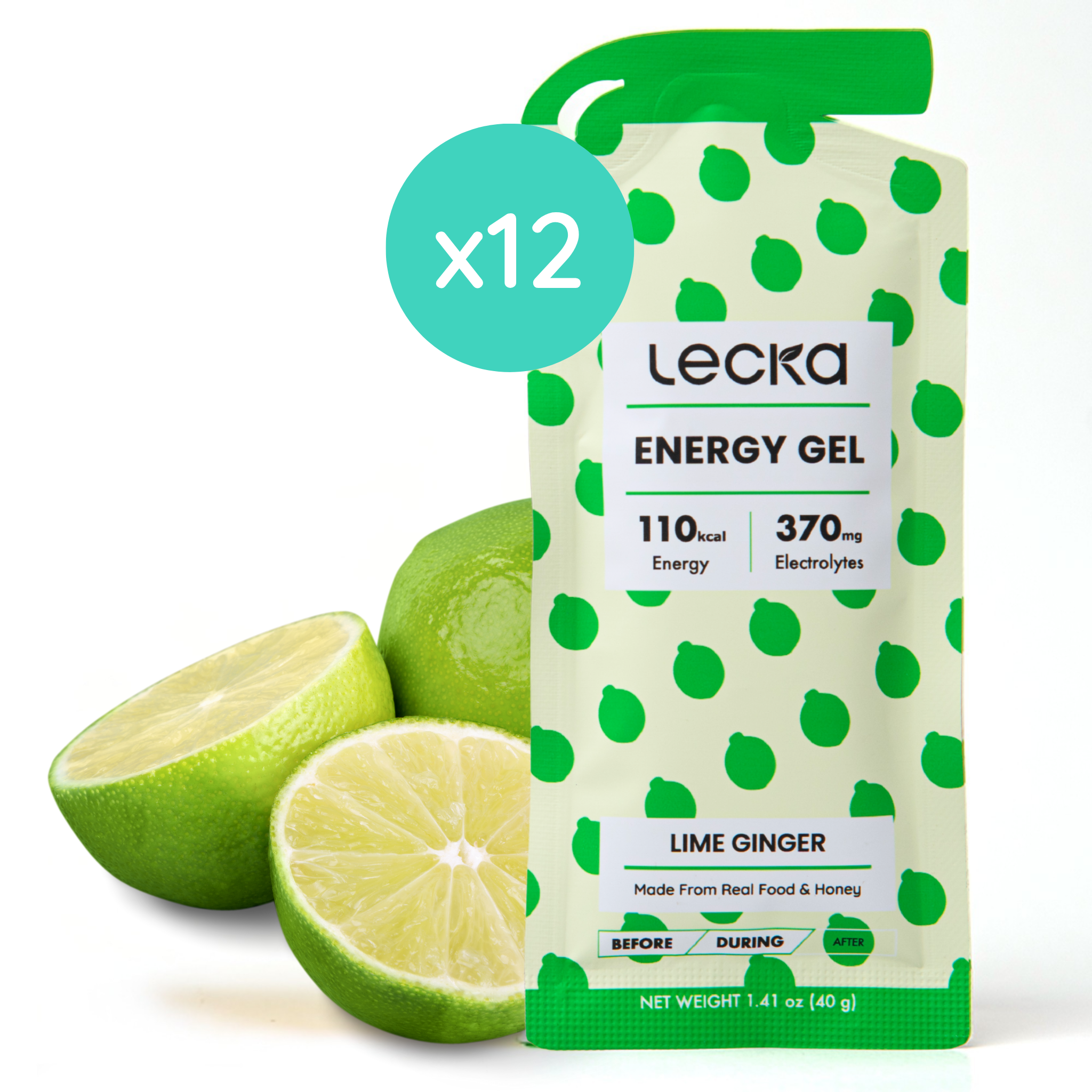  Gel năng lượng Lecka Energy Gel vị Chanh Gừng 