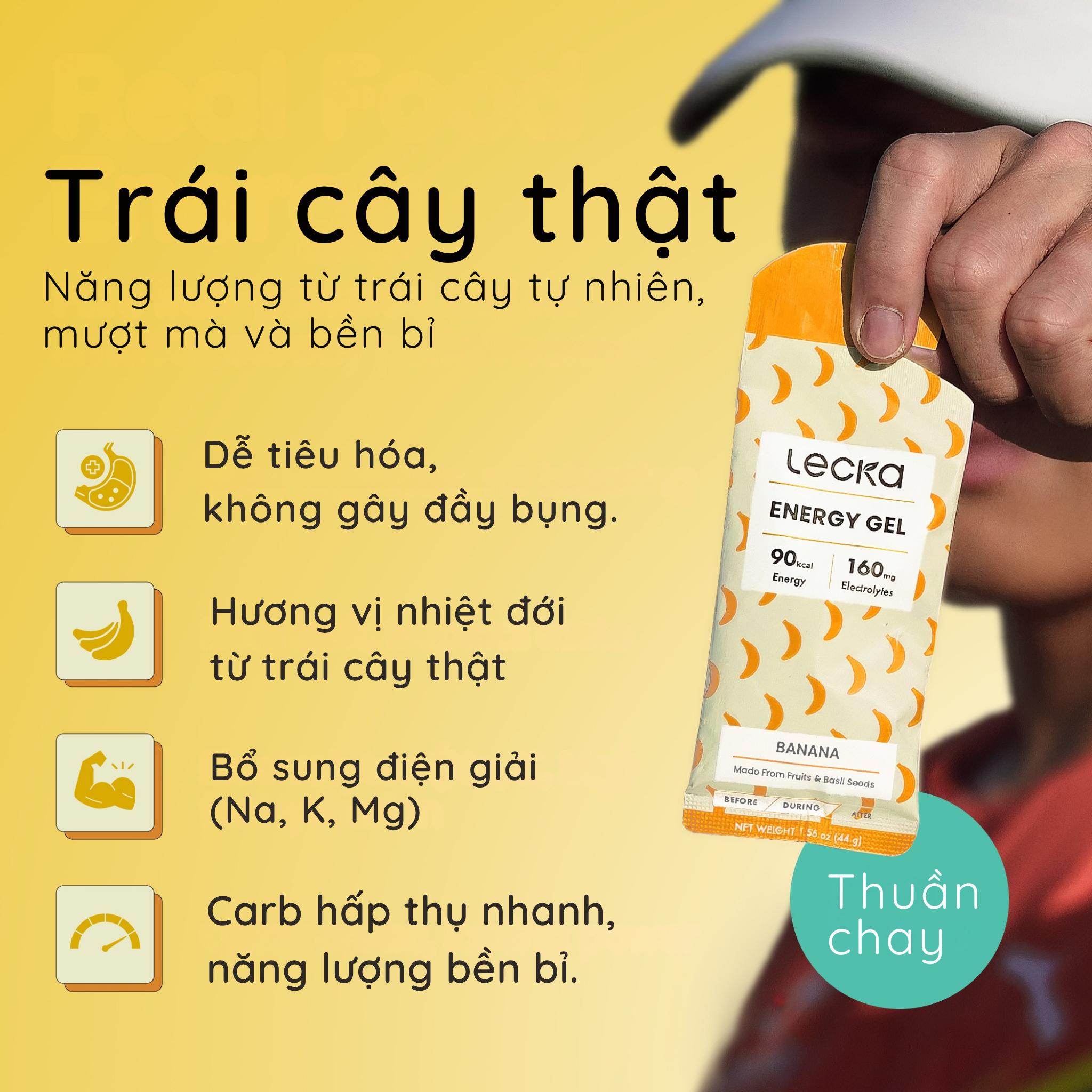  Gel năng lượng Lecka Energy Gel vị Chuối 
