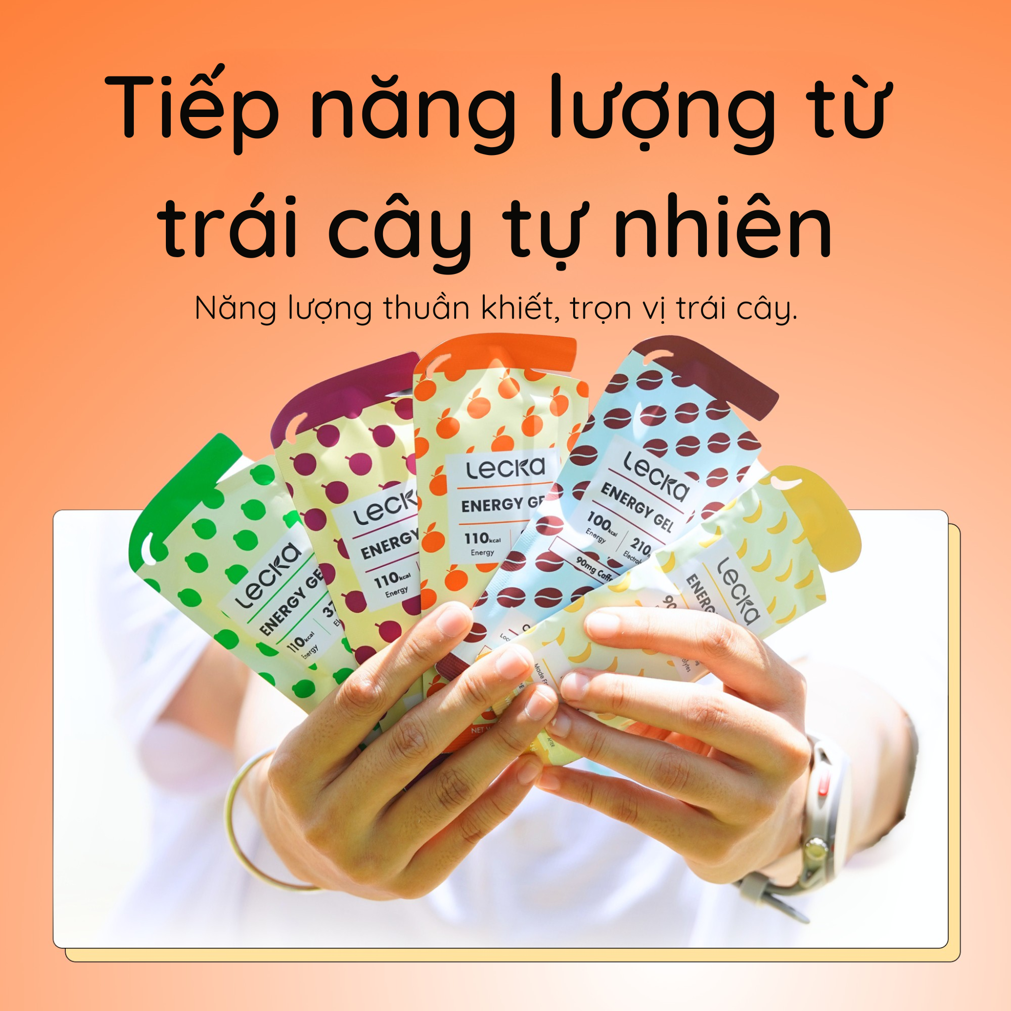  Energy Gel - Tắc mật ong - 12 gói 