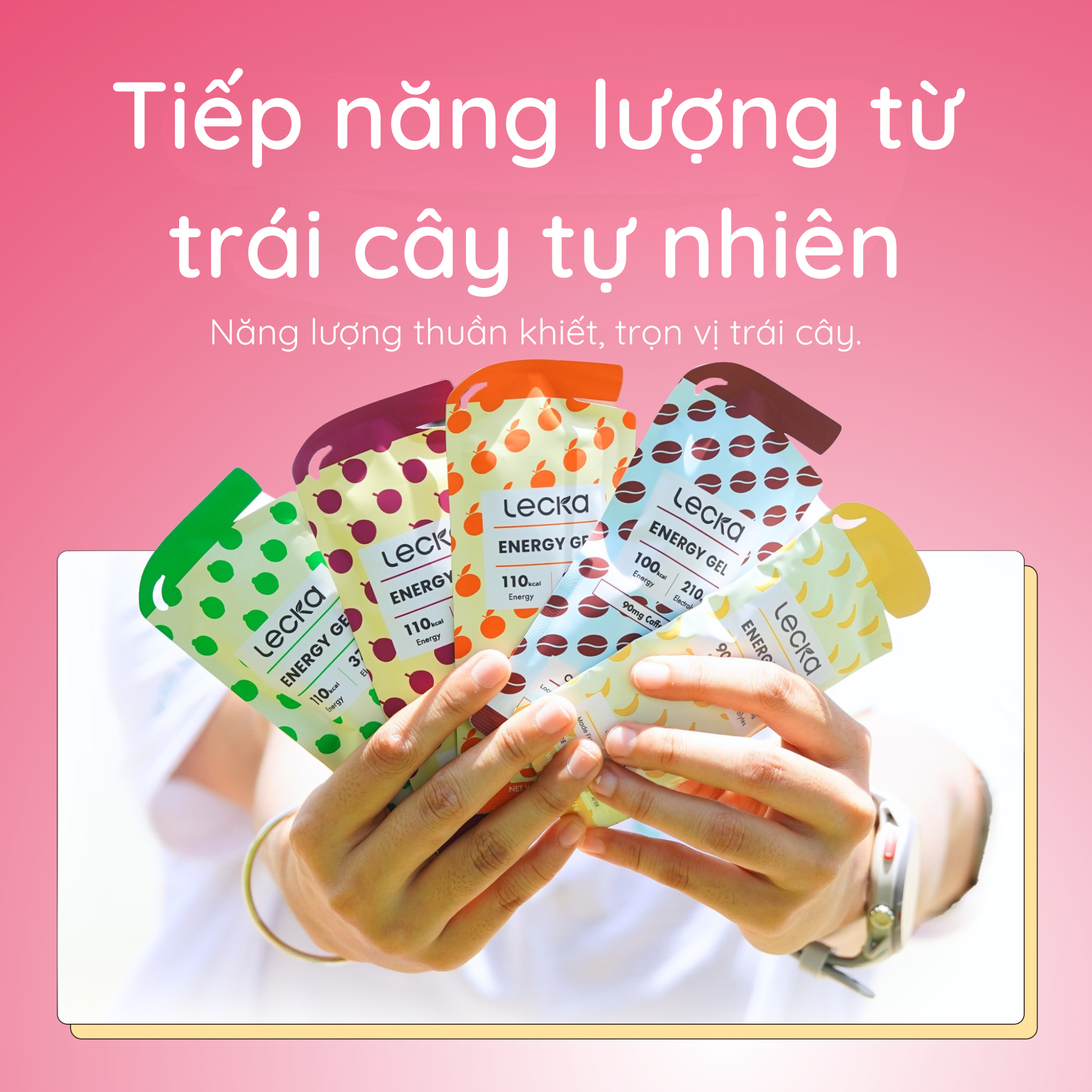  Gel năng lượng Lecka Energy Gel vị Chanh Dây 