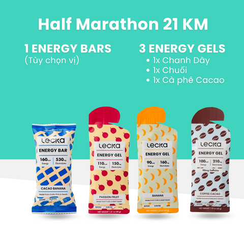  Combo dinh dưỡng Lecka 21 KM Half Marathon 