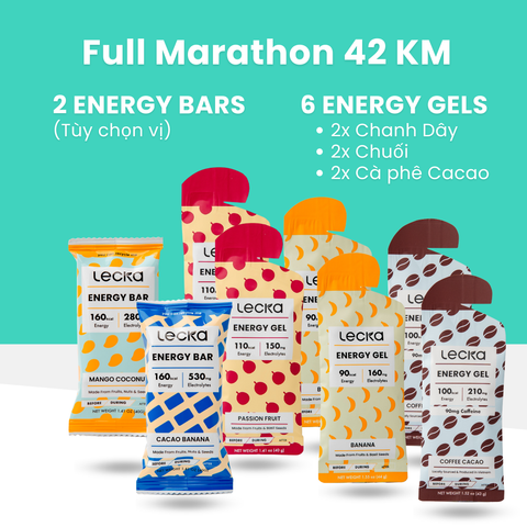  Combo dinh dưỡng Lecka 42 KM Full Marathon 