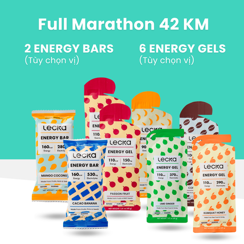  Combo dinh dưỡng Lecka 42 KM Full Marathon 