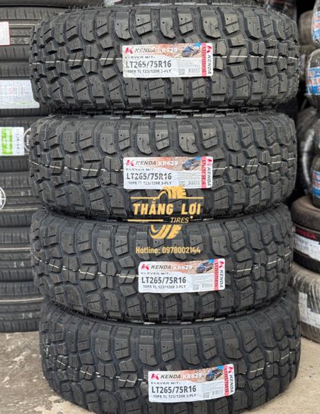 Lốp xe Kenda 265/75R16 KR629 123/120R LT1