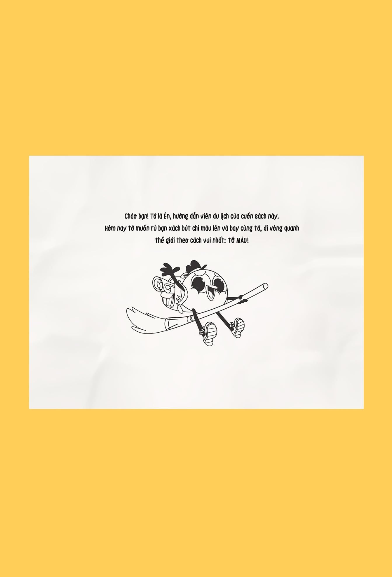  SÁCH TRANH TÔ MÀU: ÉN ĐI MUÔN NƠI 