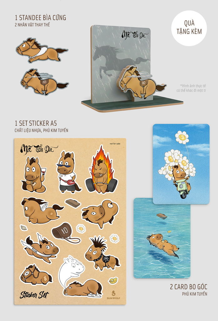  SÁCH TRANH MÃ TIỂU DÃ, VỪA CHẠY VỪA KHÓC (PRE-ORDER) 