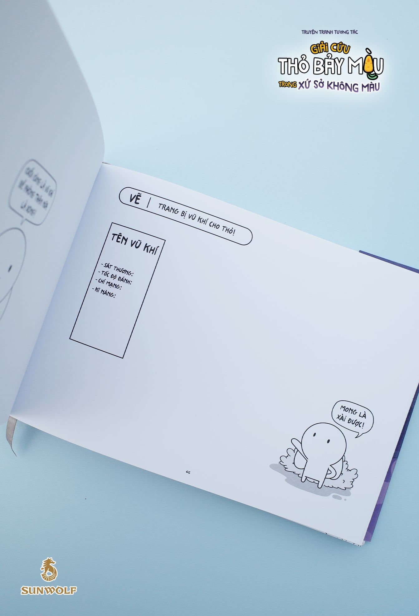  TRUYỆN TRANH TƯƠNG TÁC THỎ BẢY MÀU: BẢN THƯỜNG (PRE-ORDER) 