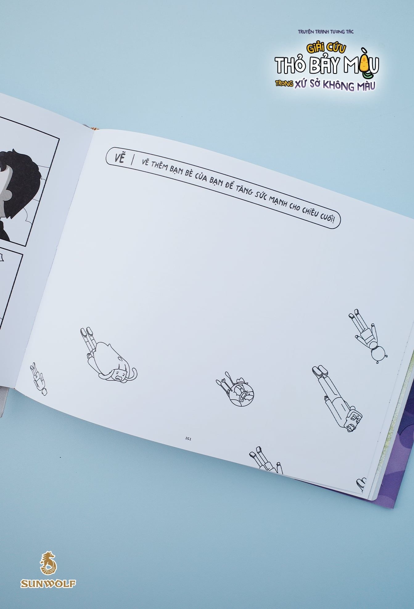  TRUYỆN TRANH TƯƠNG TÁC THỎ BẢY MÀU: BẢN THƯỜNG (PRE-ORDER) 