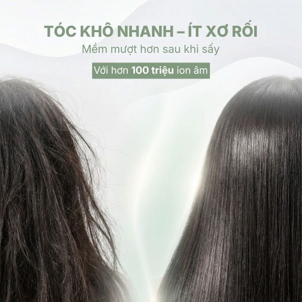 MÁY SẤY TÓC ĐỨNG VIETNAMROBOVAC A1D - 5 Mức Điều Chỉnh Nhiệt - Chăm Sóc Tóc Mềm Mại Bằng ion Âm - Điều Chỉnh Góc 180 Độ